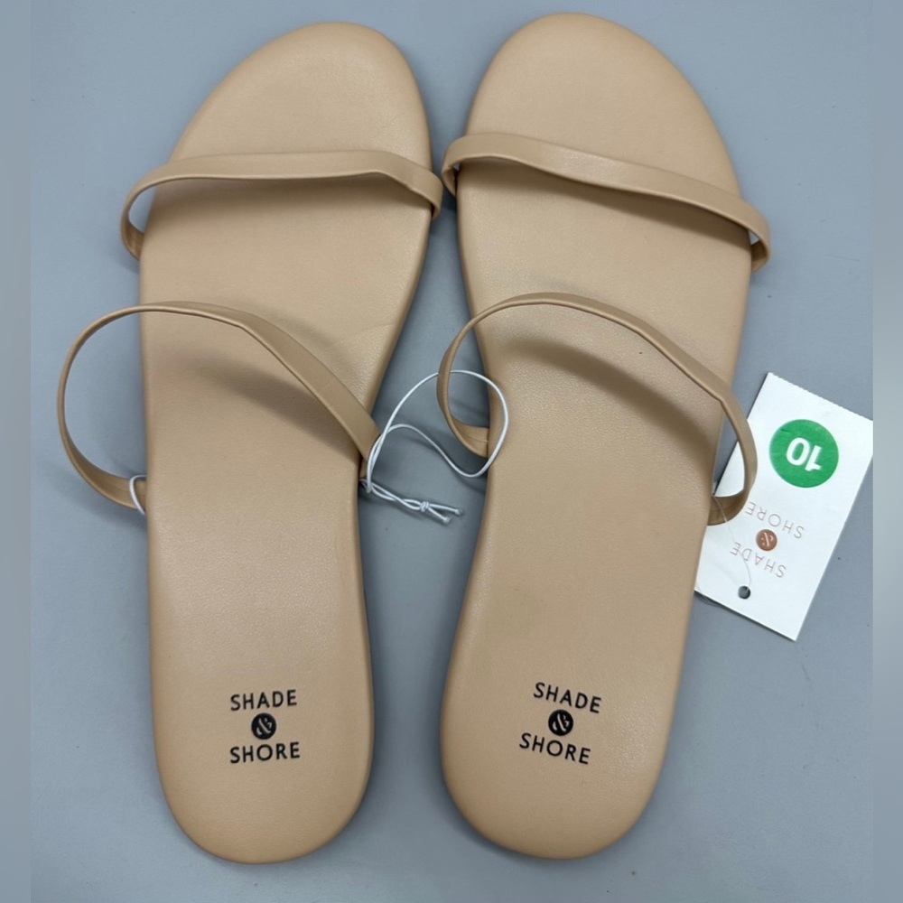 Shade & Shores Woman’s Double Strap TAN/INDI Sandals, Shoes, - Multi Sz Avail